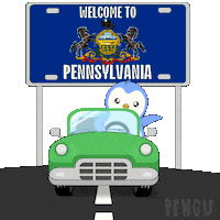 Travel Driving Sticker by Pudgy Penguins