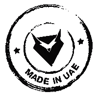 Madeinuae Sticker by Caracal bjj
