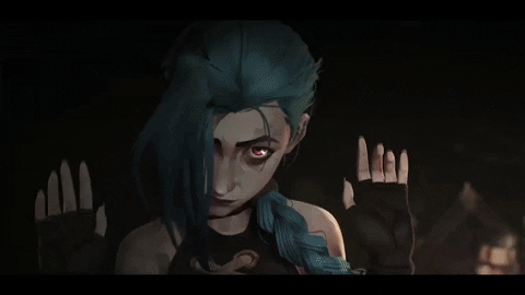 Avatarrules23 giphygifmaker arcane jinx GIF
