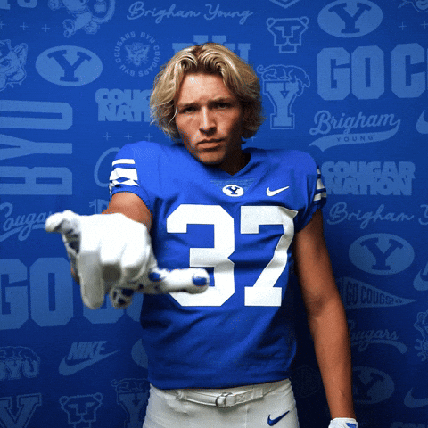 College Football Go Cougs GIF by BYU Cougars