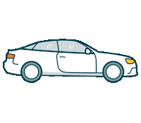 EvoGo new car car rental test drive car lease Sticker