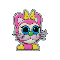 1980S Pretty Kitty Sticker by The LSD Hotel
