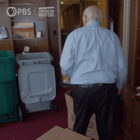 Trash Throwing Away GIF by American Masters on PBS