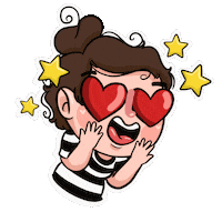 Cartoon Love Sticker
