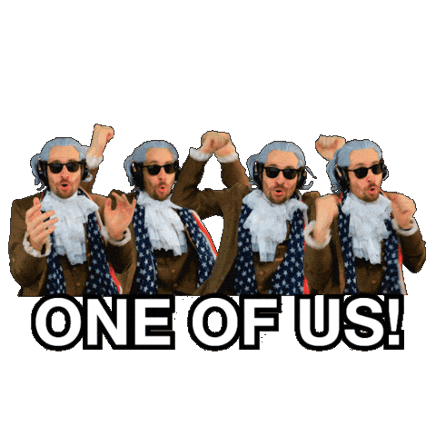 One Of Us Sticker