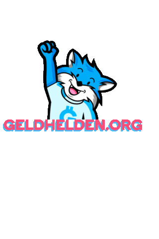 Blue White Success Sticker by Geldhelden