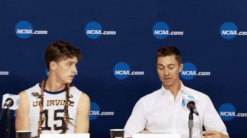 Press Conference College GIF by UCI Athletics