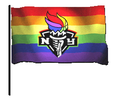 NYLiberty pride pride flag new york liberty ny liberty Sticker