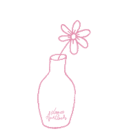 leavesandcloudsshop pink flower rose fleur Sticker