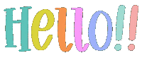 Greetings Hello Sticker