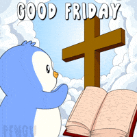 Pray Good Friday GIF by Pudgy Penguins