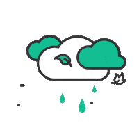 Santa Fe Lluvia Sticker by Santa Fe Capital