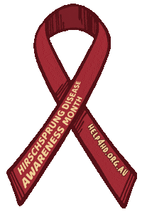 Awareness Ribbon Sticker by Help For Hirschsprung Disease