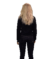 watching turn around Sticker by Amsterdenim