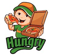 Mad Take Away Sticker by Hungry.dk