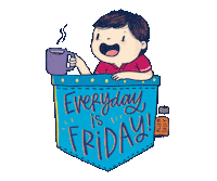 Coffee Cheers Sticker by Alicia Souza