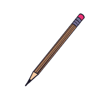 gabricelo pencil lapis escrevendo gabricelo Sticker