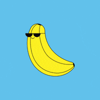 Banana Peel Sunglasses GIF