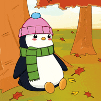 Happy Fall Season GIF by Pudgy Penguins