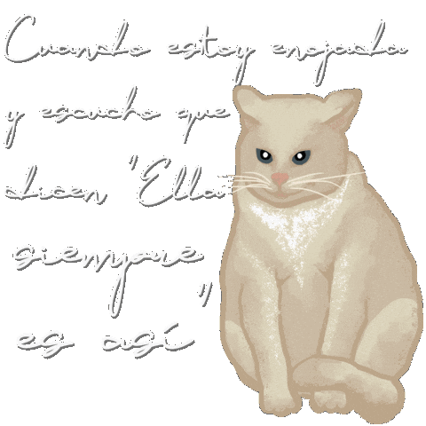 Angry Cat Sticker