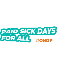 Queens Park Ontario Sticker by Ontario's New Democrats