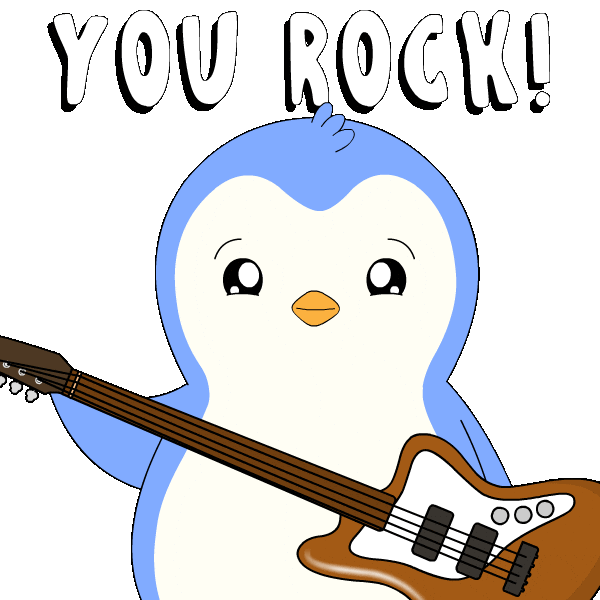 Queen You Rock Sticker by Pudgy Penguins