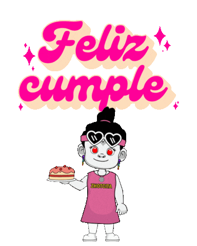 Feliz Cumple Sticker by Zhotcita