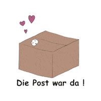 anni-sophie post package guineapig meerschweinchen Sticker