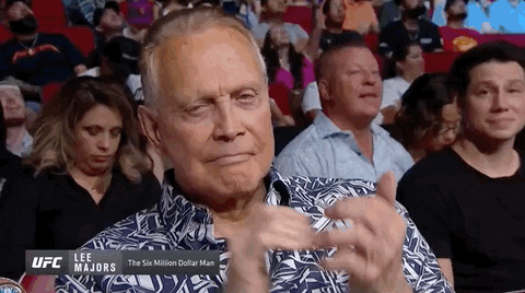Lee Majors Thumbs Up GIF by UFC
