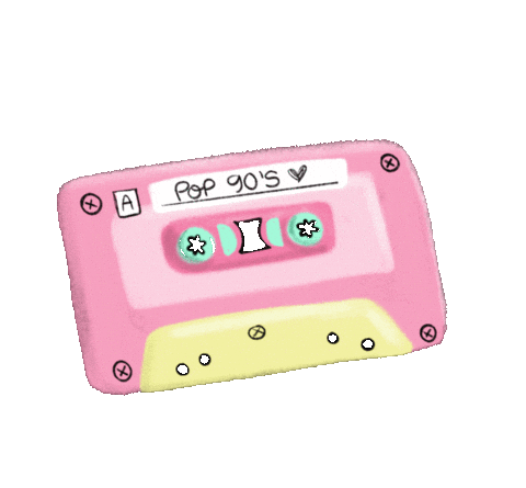 90S Musica Sticker