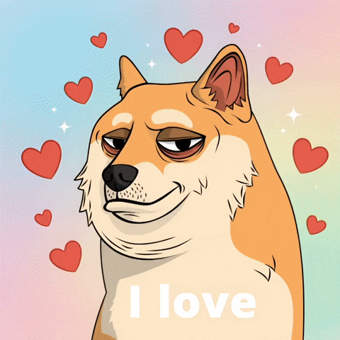 In Love Hearts GIF by Doge Pound