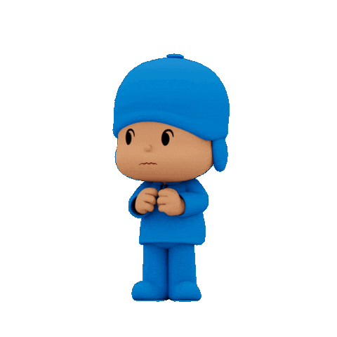 Nervous Oh No Sticker by Pocoyo