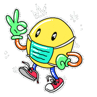 Cartoon Smile Sticker