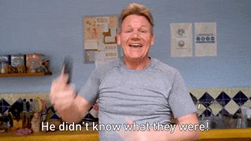 He Didn't Know What They Were!