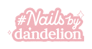 Dandelion-ID dandelion dandelionid lashesbydandelion nailsbydandelion Sticker