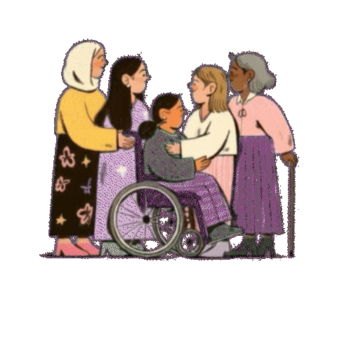 Humanrights Empowerwomen Sticker by Future by Design studio