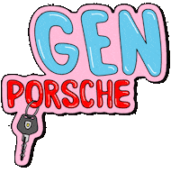 Gen X Car Sticker by Porsche Museum