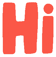 Doodle Hello Sticker