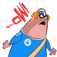 Frog Wow Sticker