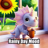 Rain GIF by Divineasaur