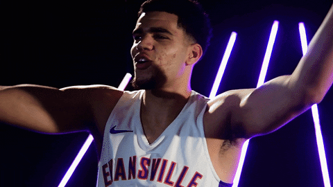 Purple Aces Evansville GIF by UE Athletics