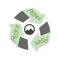 SacredPlantCo plant recycle reuse reduce Sticker