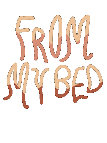 kateshmakes giphyupload from my bed Sticker
