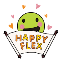 Happy Heart Sticker by 해피머니