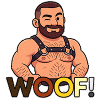 Scrufflatino Sticker by SCRUFF