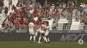 rslmarketing nwsl womens soccer goal celebration group hug GIF