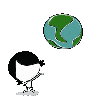 muxotepotolobat corazon mundo te quiero muxote Sticker