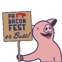 Pig Bacon Sticker by pabaconfest