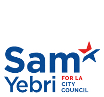 SamYebriForLACityCouncil rainbow lgbtq support los angeles Sticker