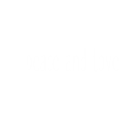 Peace Love Sticker